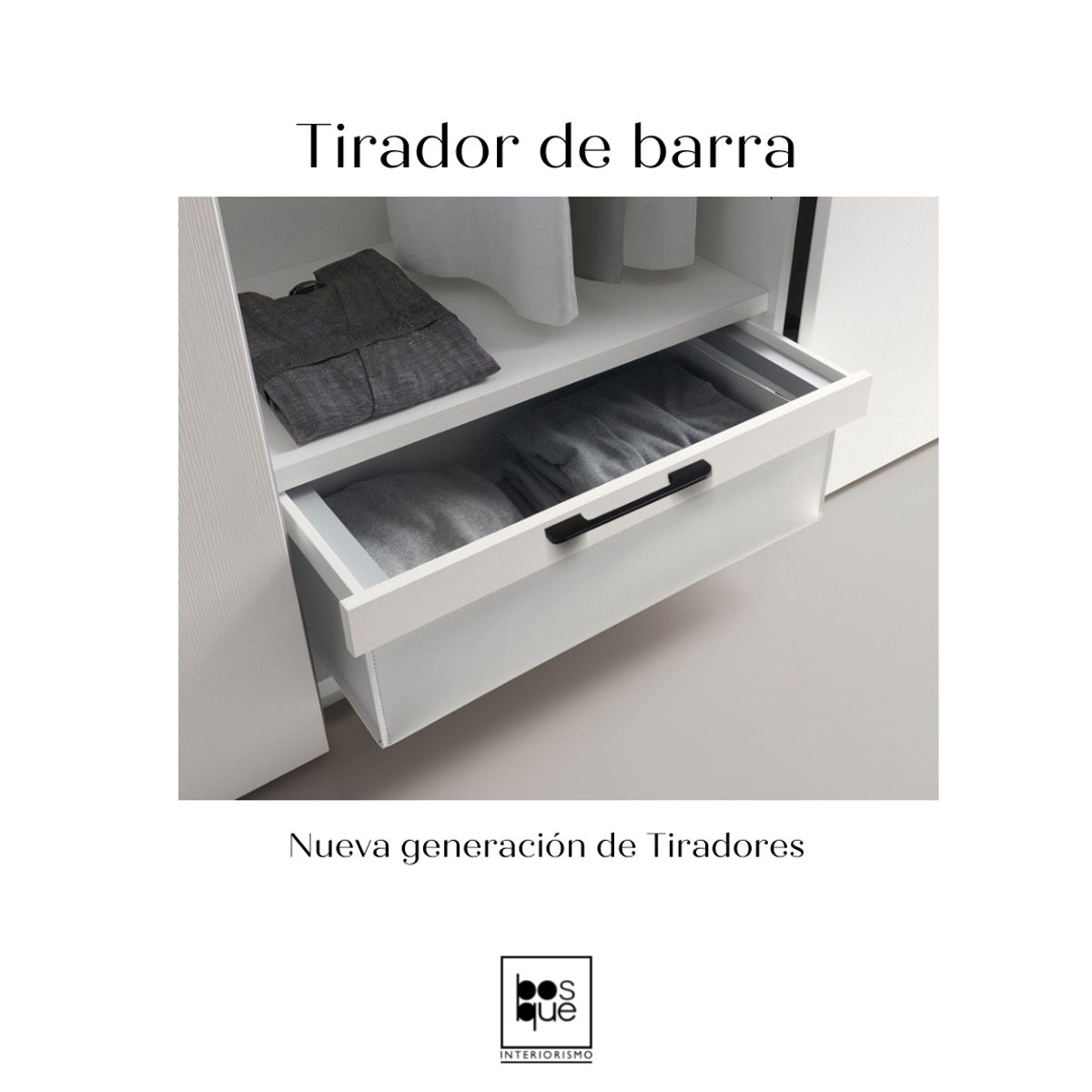 CASAS DEL BOSQUE - TIRADOR NEGRO MATTE 150MM - 10 unidades