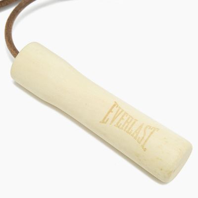 Imagen 2 del producto Cuerda De Salto Cuero Y Madera