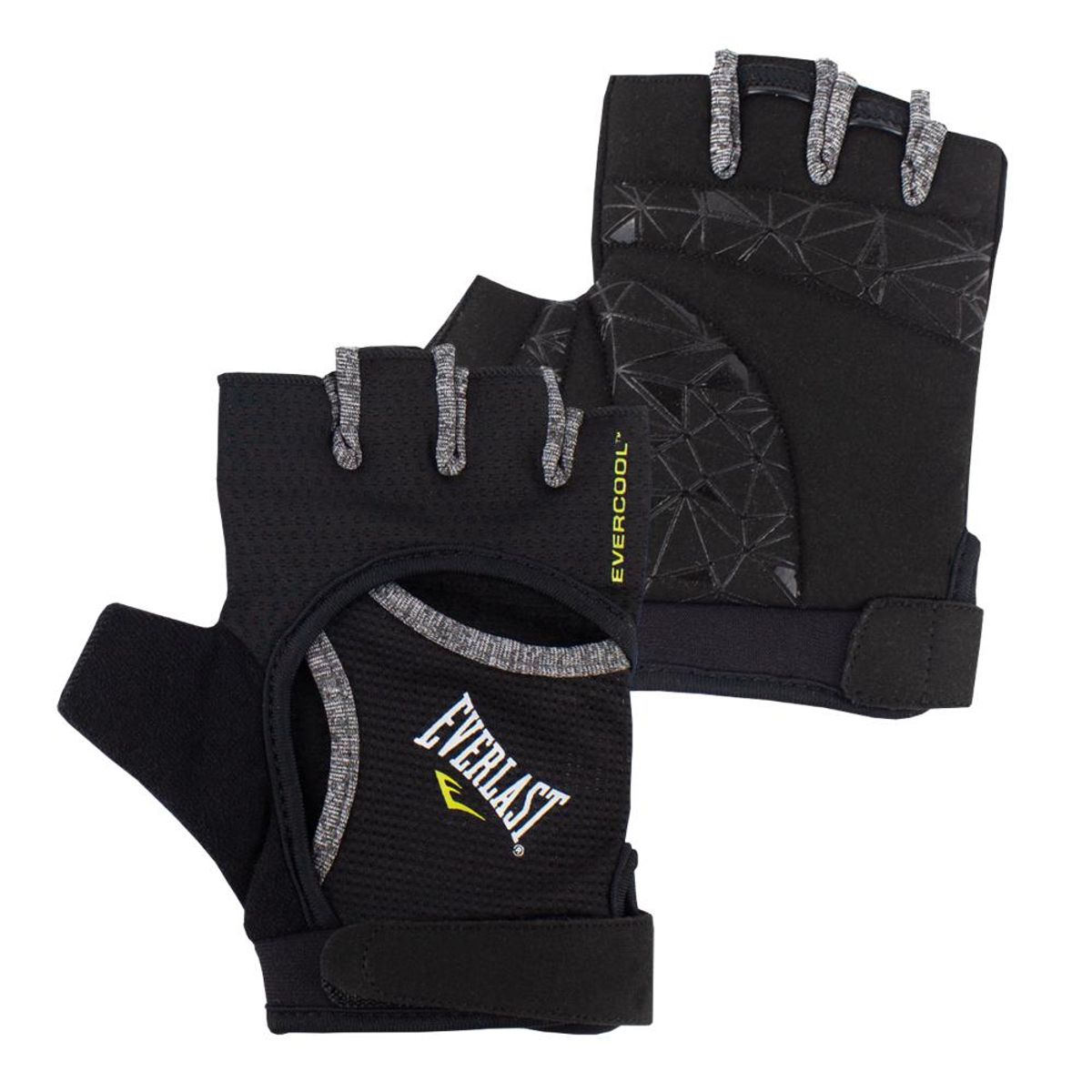 EVERLAST - Guantes Fitness Vento Negro/Gris Mujer Everlast EVERLAST