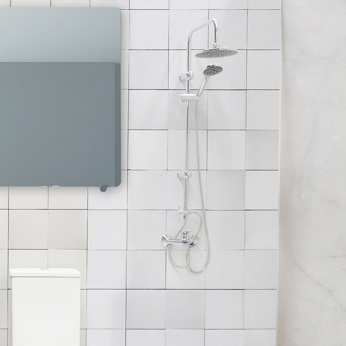 STRETTO - Columna de Ducha Rimini Cromo