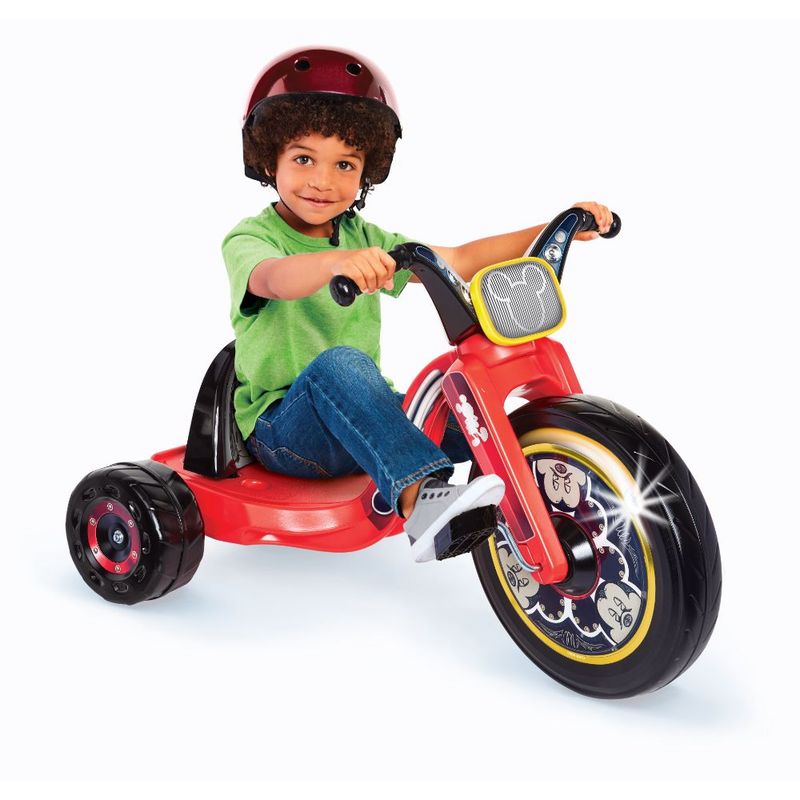 DISNEY - Triciclo de Mickey Mouse de 38 cm con ruedas.