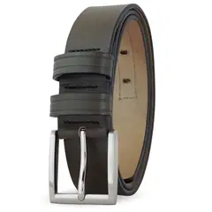 MIURA - Cinturón Cuero Genuino Murat Verde