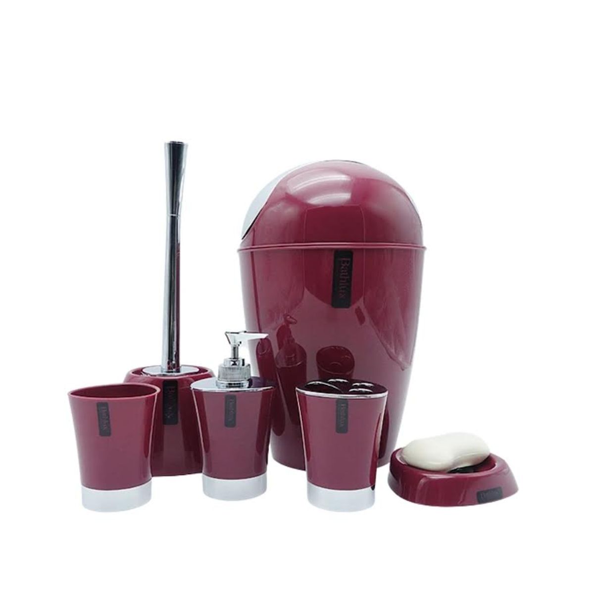 GENERICO - Set 6 accesorios de  baño.