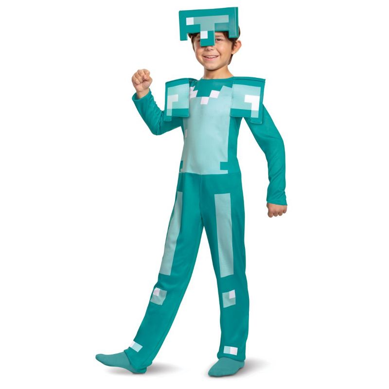 MINECRAFT - Disfraz de Minecraft, traje de armadura de diamante
