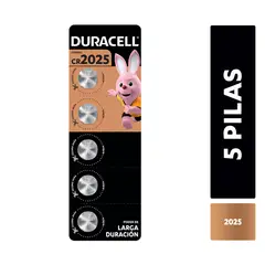 DURACELL - Pila botón Cr2025 tira x5ud / Superstore
