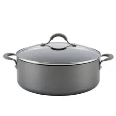 CIRCULON - Olla 7 L Con Tapa Vidrio Aluminio Anodizado
