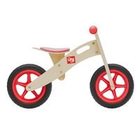 Bicicleta infantil aprendizaje de madera Rojo 2 a 6 años