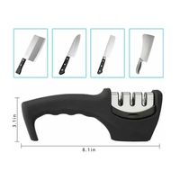 Afilador De Cuchillos Manual 3 Etapas Calidad Premium