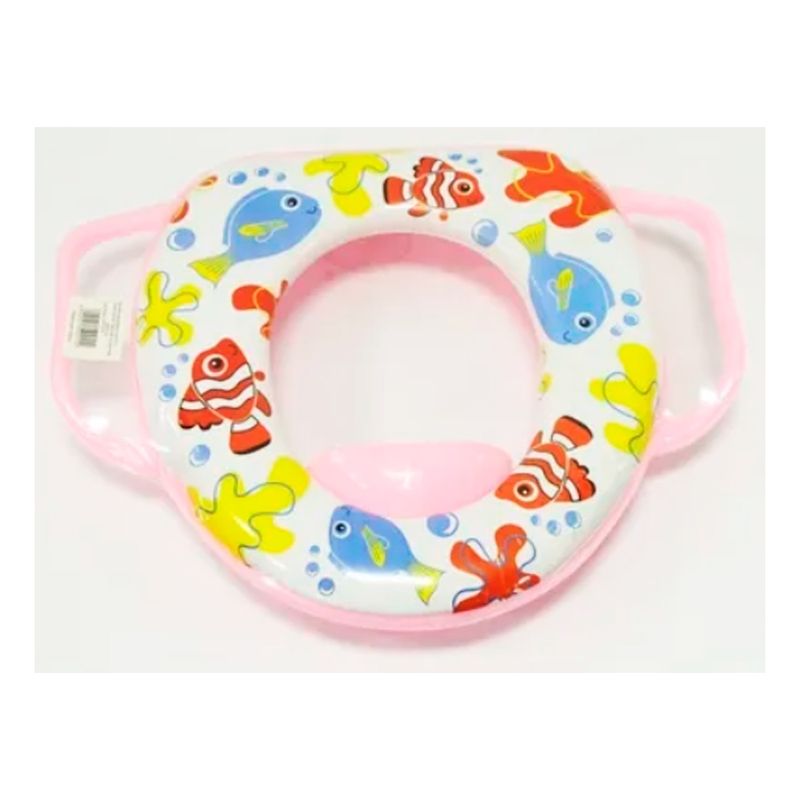 GENERICO - Tapa Baño Niño Adaptador Asiento Wc Acolchado Con Manijas
