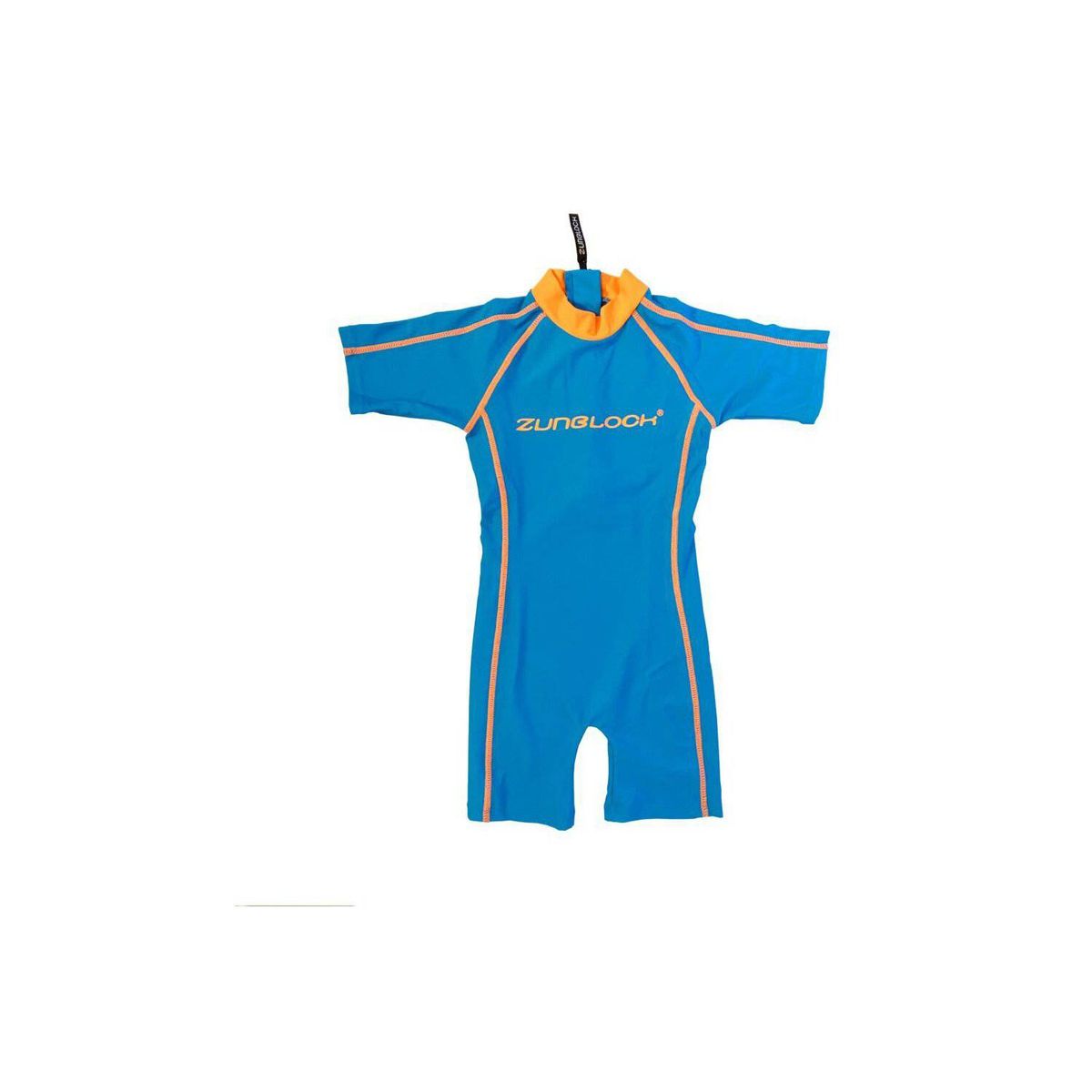 ZUNBLOCK - Traje de baño una pieza azulino/naranjo upf 50