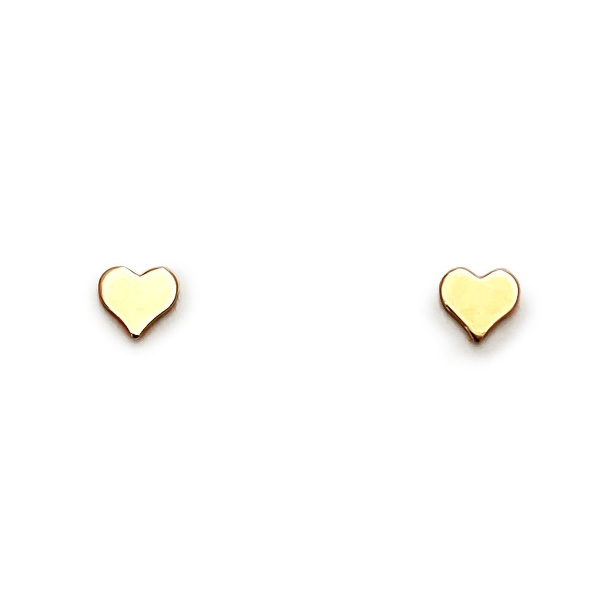 COGGIOLA - Aros Bebé Corazón 4mm Enchapado Oro 18K