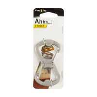 Ahhh stainless bottle opener llavero gris nite