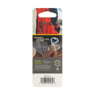 Imagen 2 del producto Ahhh stainless bottle opener llavero gris nite