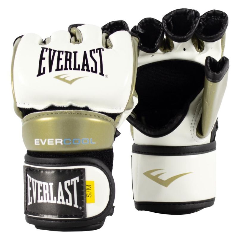 EVERLAST - Guantes MMA Everstrike Mujer Blanco/Dorado EVERLAST