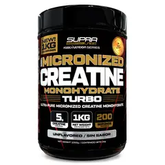 SUPRALABS - Creatina Monohidratada Turbo 1 Kg / 200 servicios Fast Nutrition