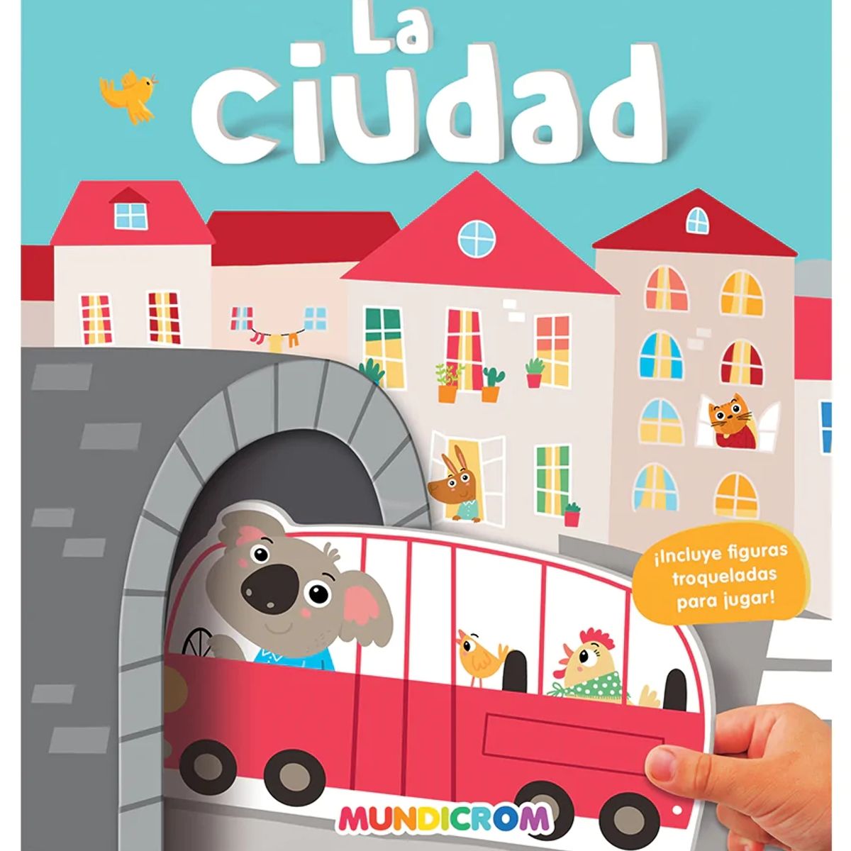 MUNDICROM - La ciudad - Libro Infantil Troquelado