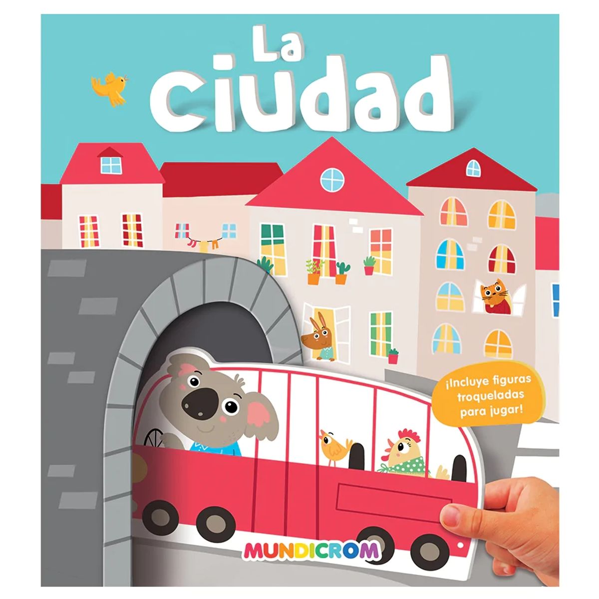 MUNDICROM - La ciudad - Libro Infantil Troquelado