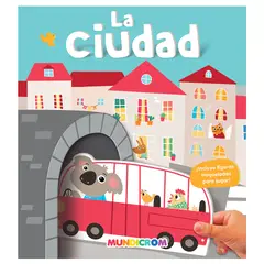 MUNDICROM - La ciudad - Libro Infantil Troquelado