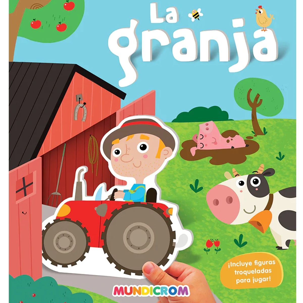 MUNDICROM - La granja - Libro Infantil Troquelado