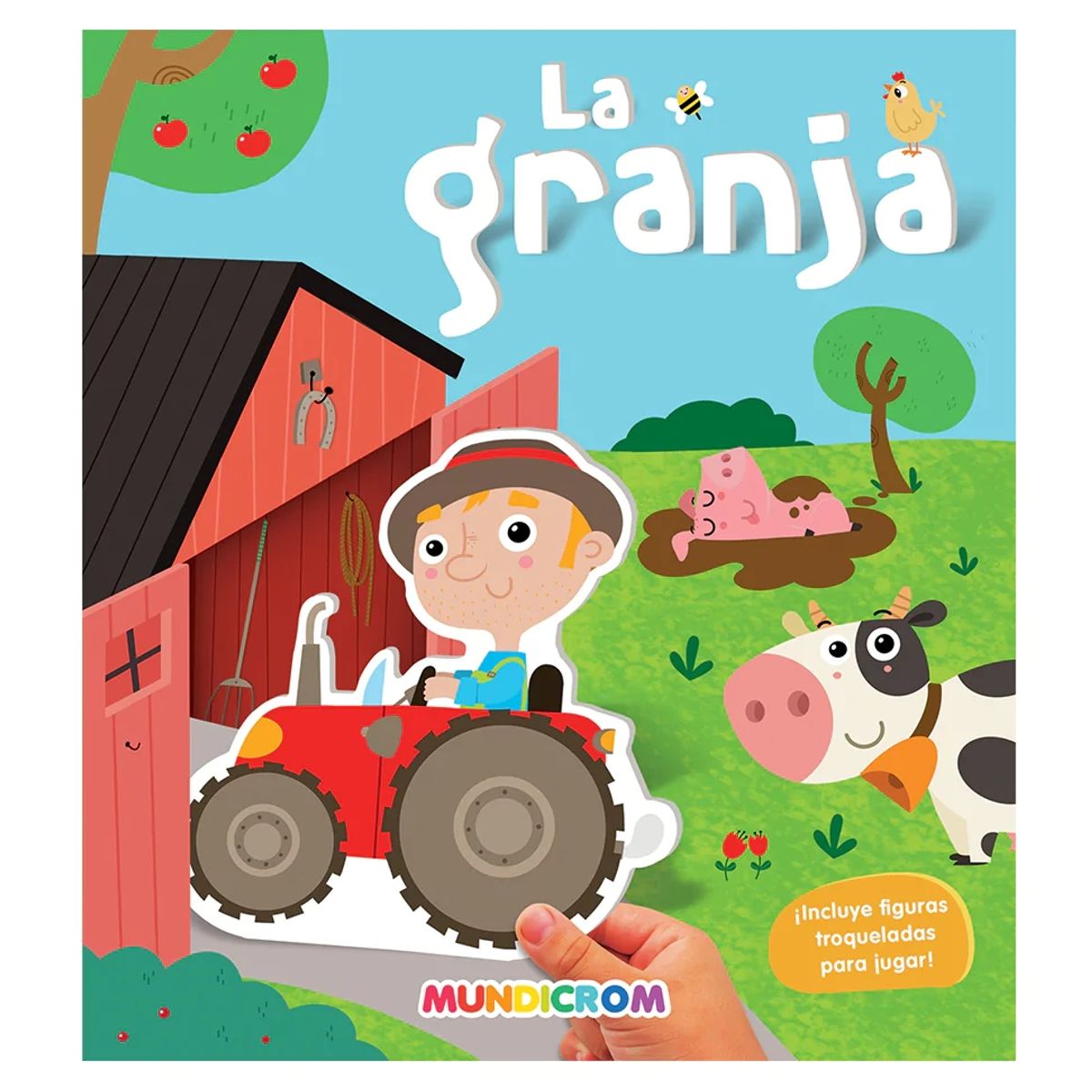 MUNDICROM - La granja - Libro Infantil Troquelado