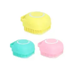 GENERICO - Cepillo De Silicona Para Ducha Suave Con Dispensador
