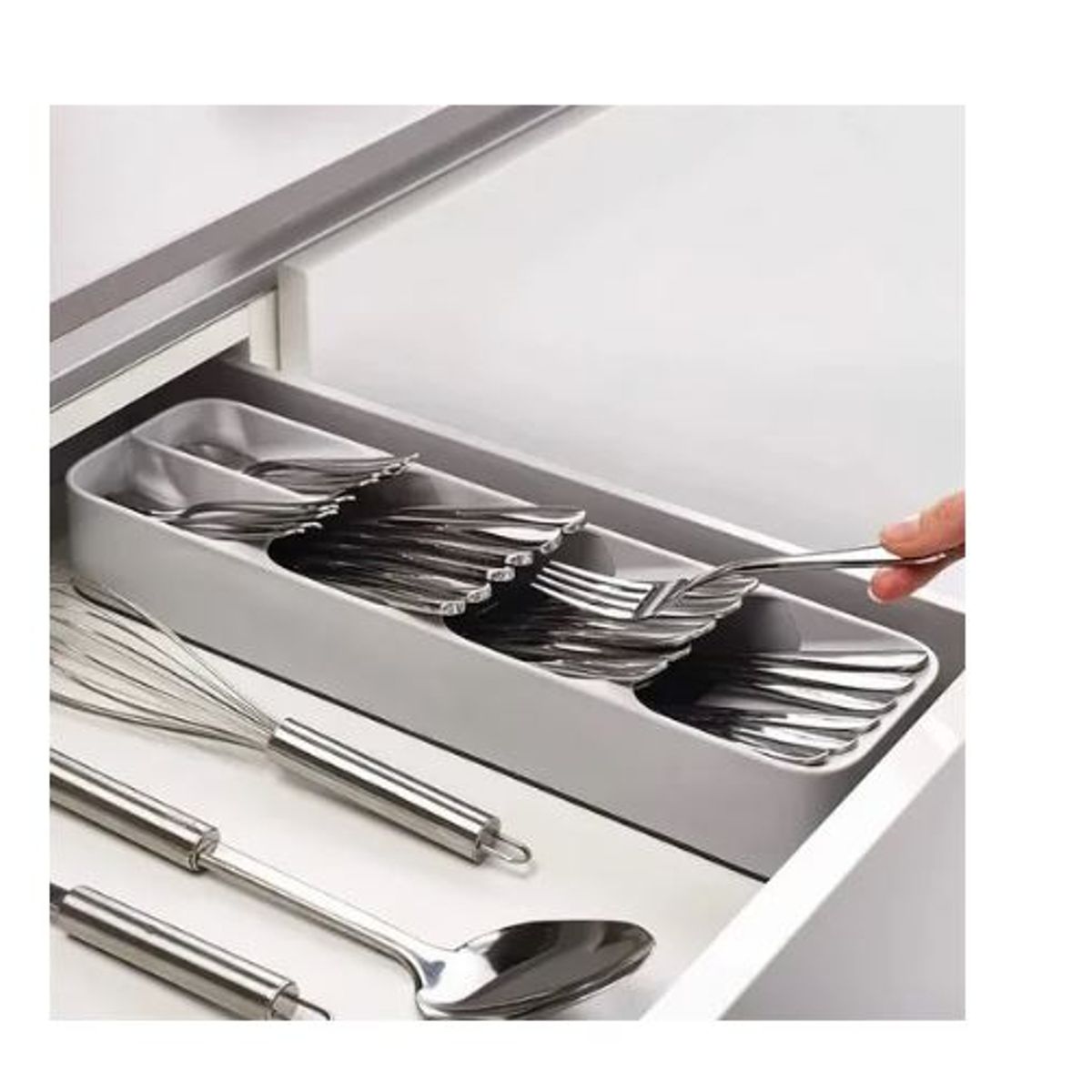 GENERICO - Organizador De Cubiertos Compacto Porta Servicio Cocina