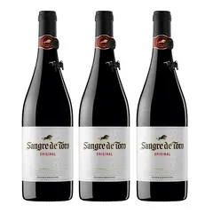 TORRES - 3 Vinos Sangre De Toro Original, Ensamblaje Tinto - Rojo