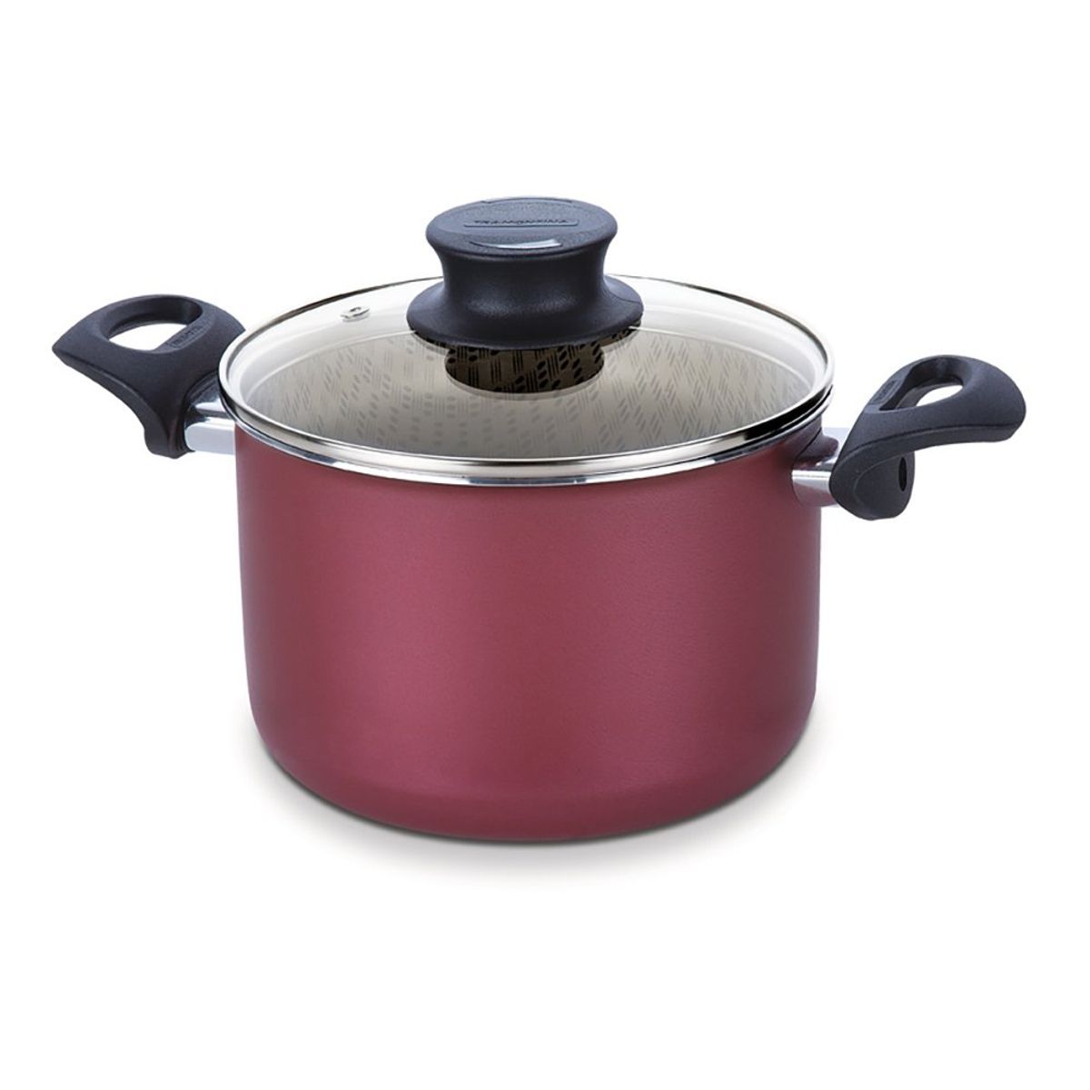 TRAMONTINA - Olla Tramontina 24cm 7.5lt de Aluminio y Antiadherente