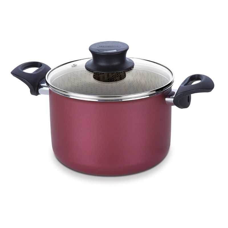 TRAMONTINA - Olla Tramontina 24cm 7.5lt de Aluminio y Antiadherente