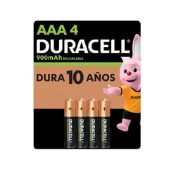 DURACELL - Pila Recargable Tamaño Aaa X4 / Superstore