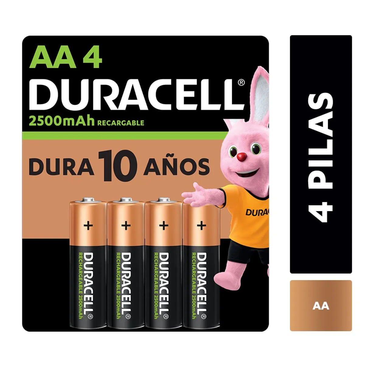 DURACELL - Pila Recargable Duracell tamaño Aa X4 / Superstore