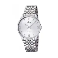 LOTUS - Reloj 15883/2 Blanco Hombre Acero Clasico