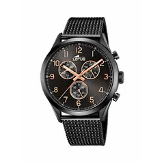 LOTUS - Reloj 18639/1 Negro Hombre Minimalist