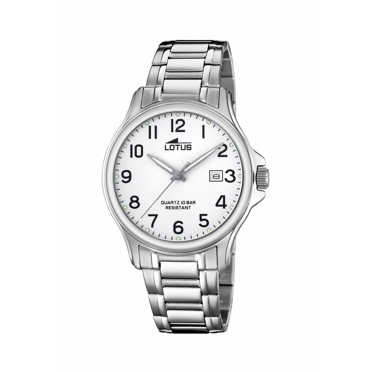 LOTUS - Reloj 18645/1 Lotus Blanco Hombre Acero Clasico