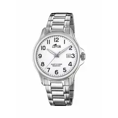 LOTUS - Reloj 18645/1 Blanco Hombre Acero Clasico