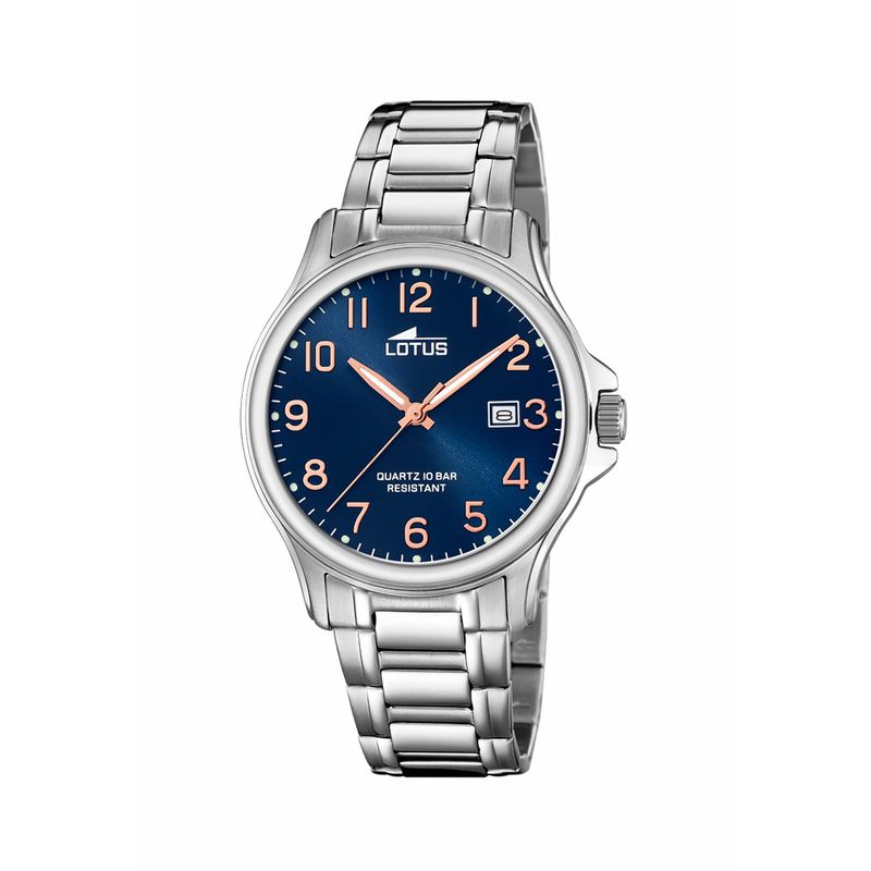 LOTUS - Reloj 18645/2 Lotus Azul Hombre Acero Clasico