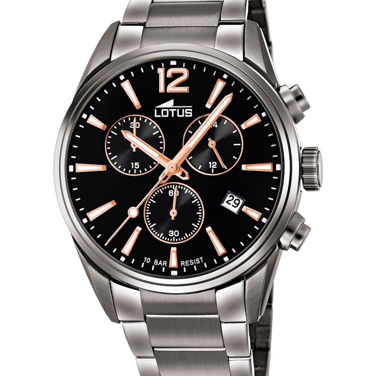 LOTUS - Reloj 18682/2 Lotus Negro Hombre Chrono