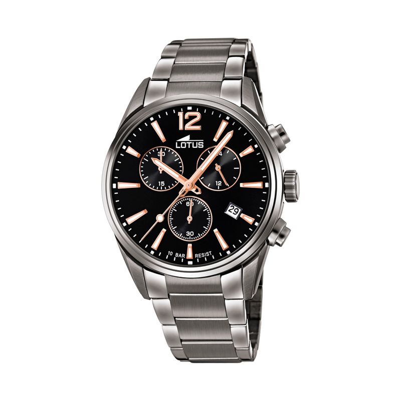 LOTUS - Reloj 18682/2 Lotus Negro Hombre Chrono