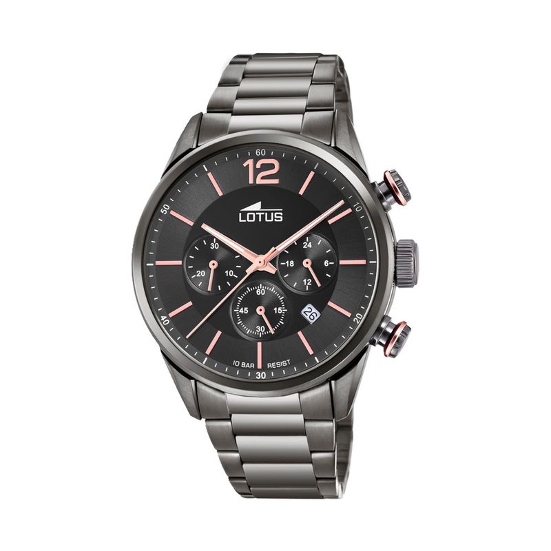 LOTUS - Reloj 18686/2 Lotus Grafito Oscuro Hombre Chrono
