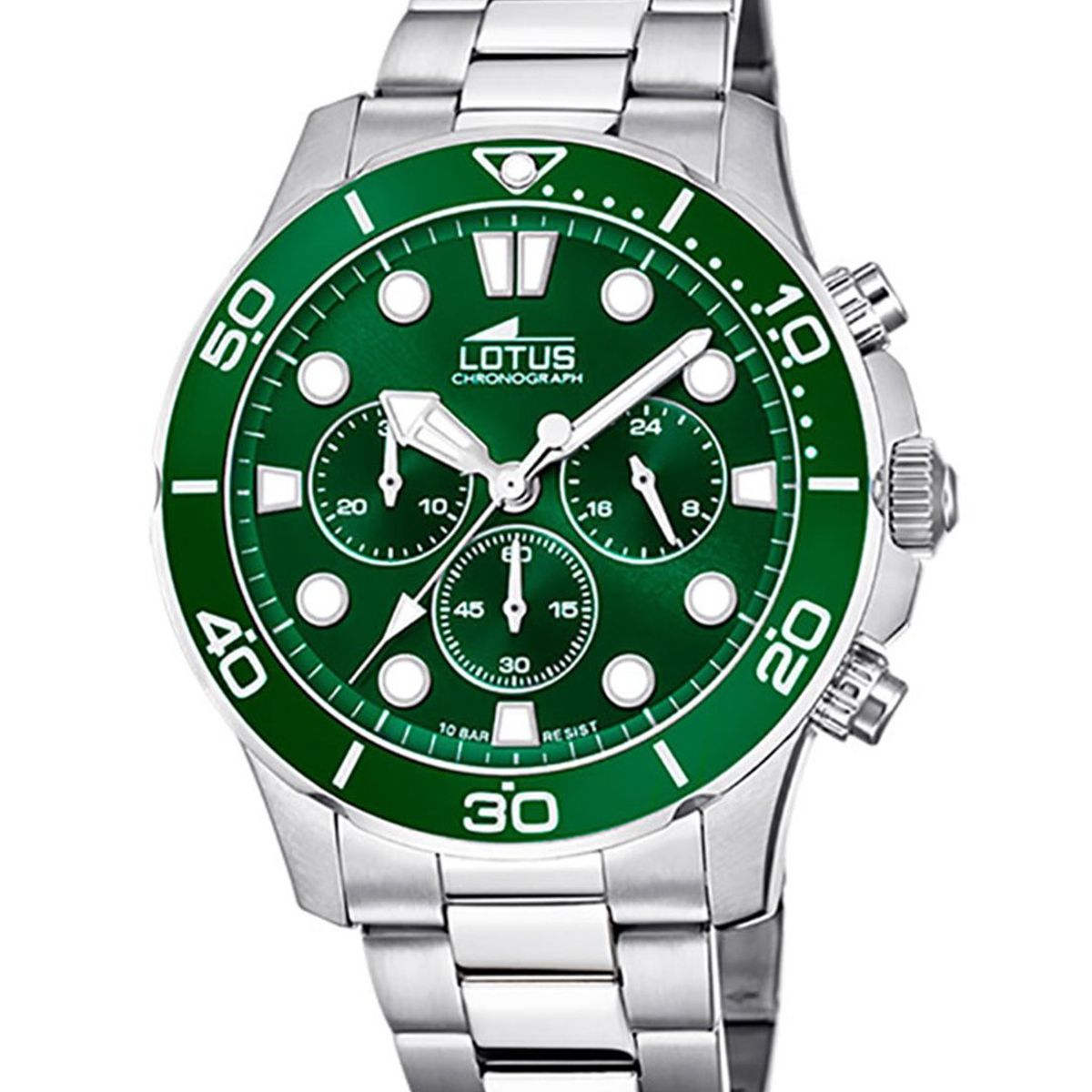 LOTUS - Reloj 18756/2 Lotus Verde Hombre Crono Deportivo