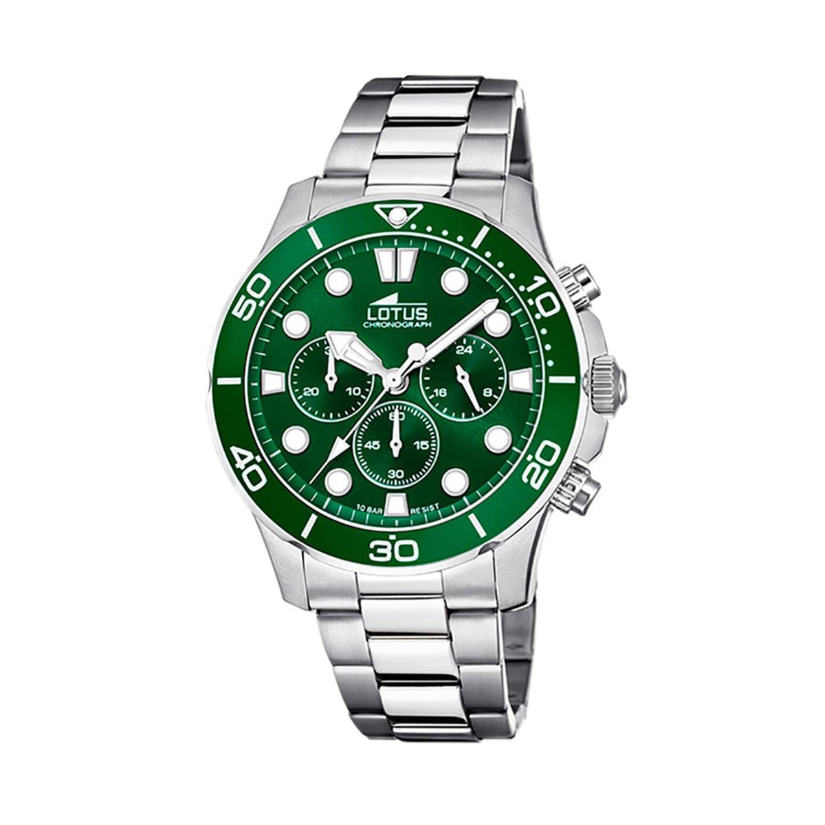 LOTUS - Reloj 18756/2 Lotus Verde Hombre Crono Deportivo