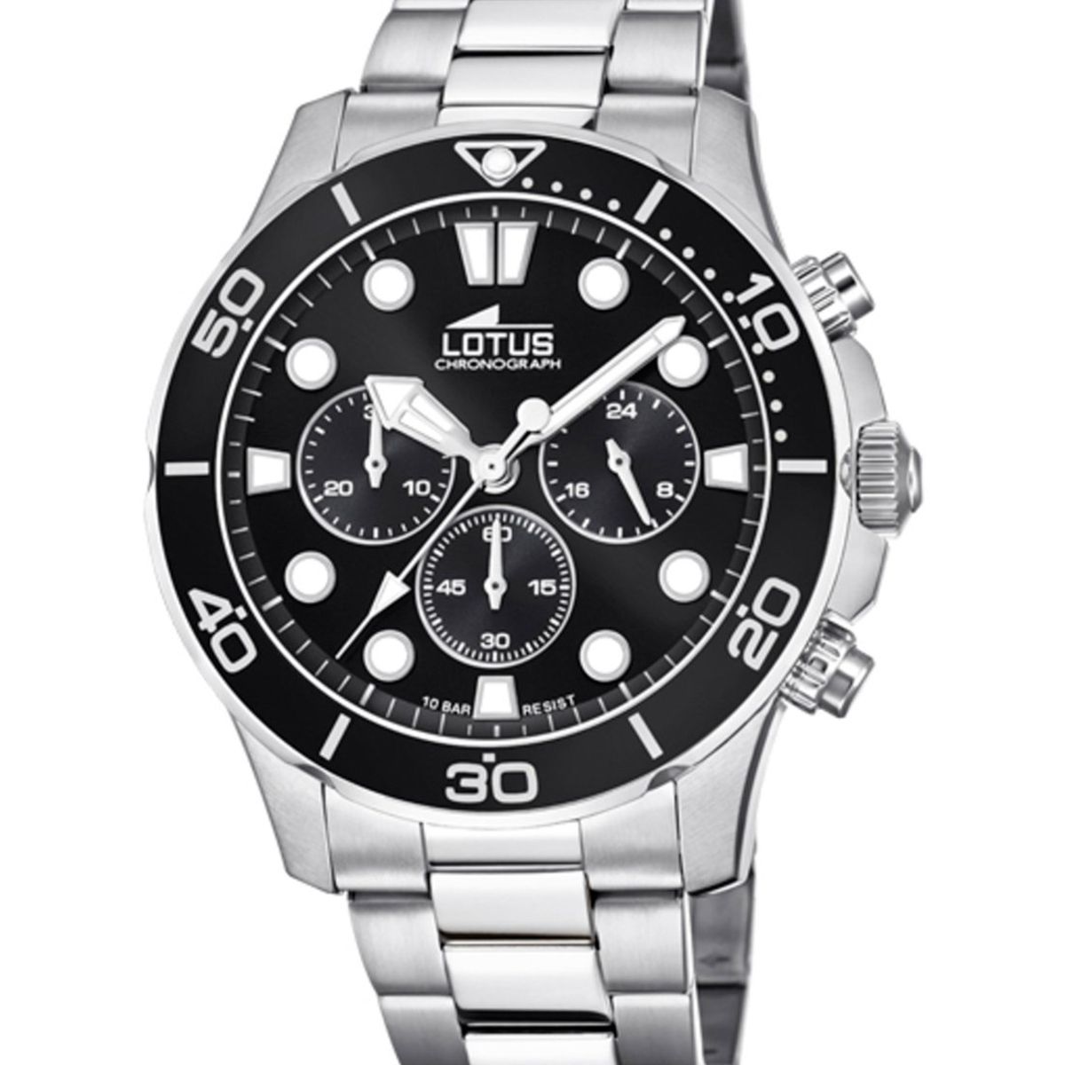 LOTUS - Reloj 18756/3 Lotus Negro Hombre Crono Deportivo