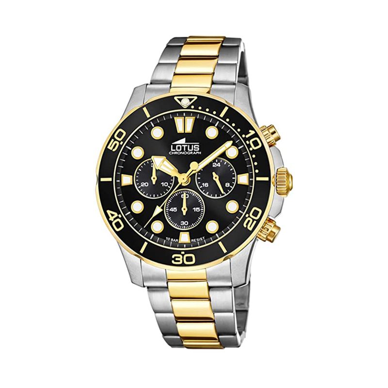 LOTUS - Reloj 18757/2 Lotus Negro Hombre Crono Deportivo