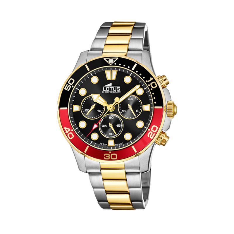 LOTUS - Reloj 18757/5 Lotus Negro Hombre Crono Deportivo