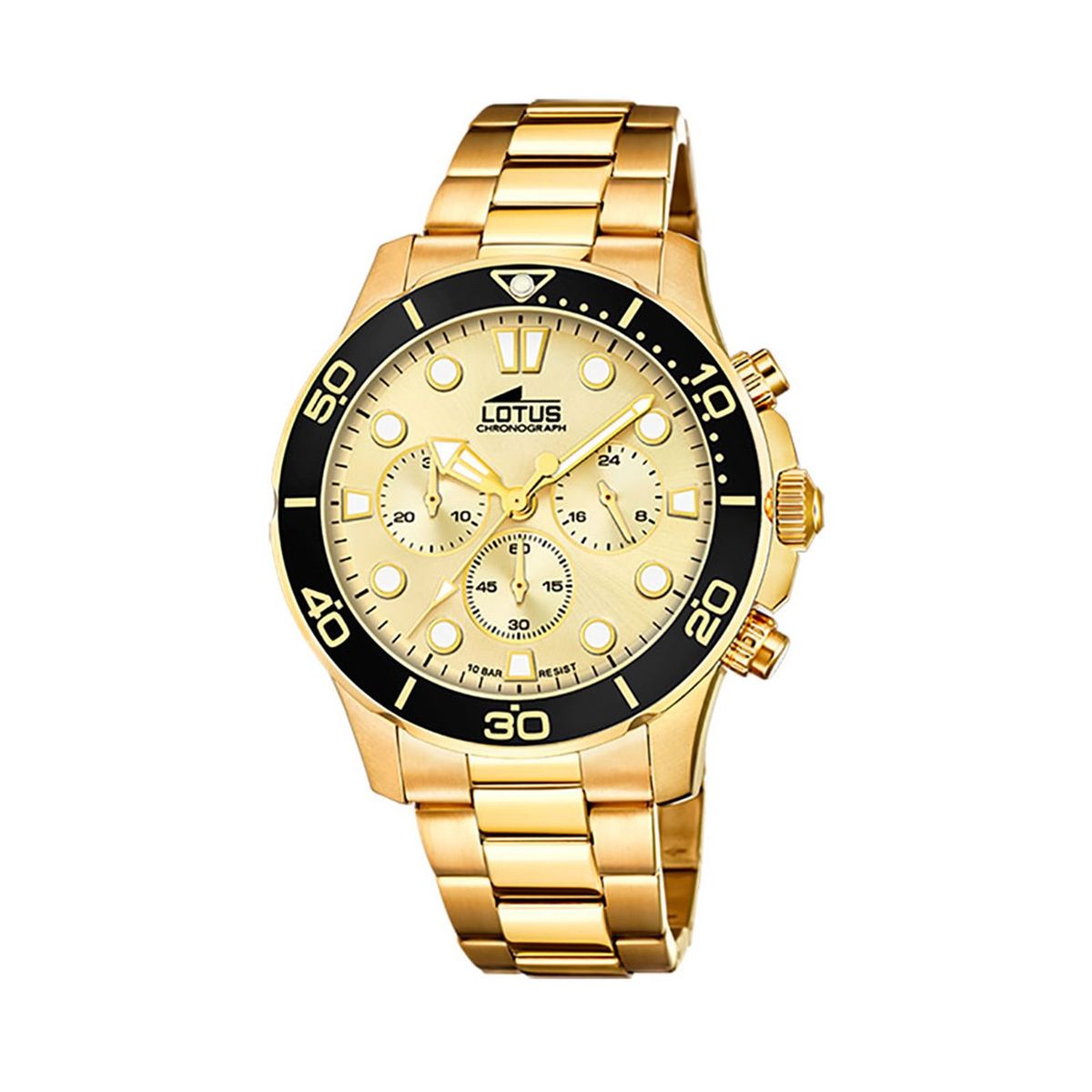 LOTUS - Reloj 18758/3 Lotus Negro Hombre Crono Deportivo