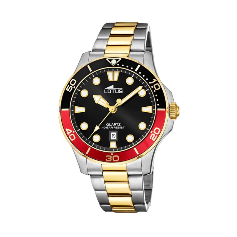 LOTUS - Reloj 18760/5 Lotus Negro Hombre Crono Deportivo