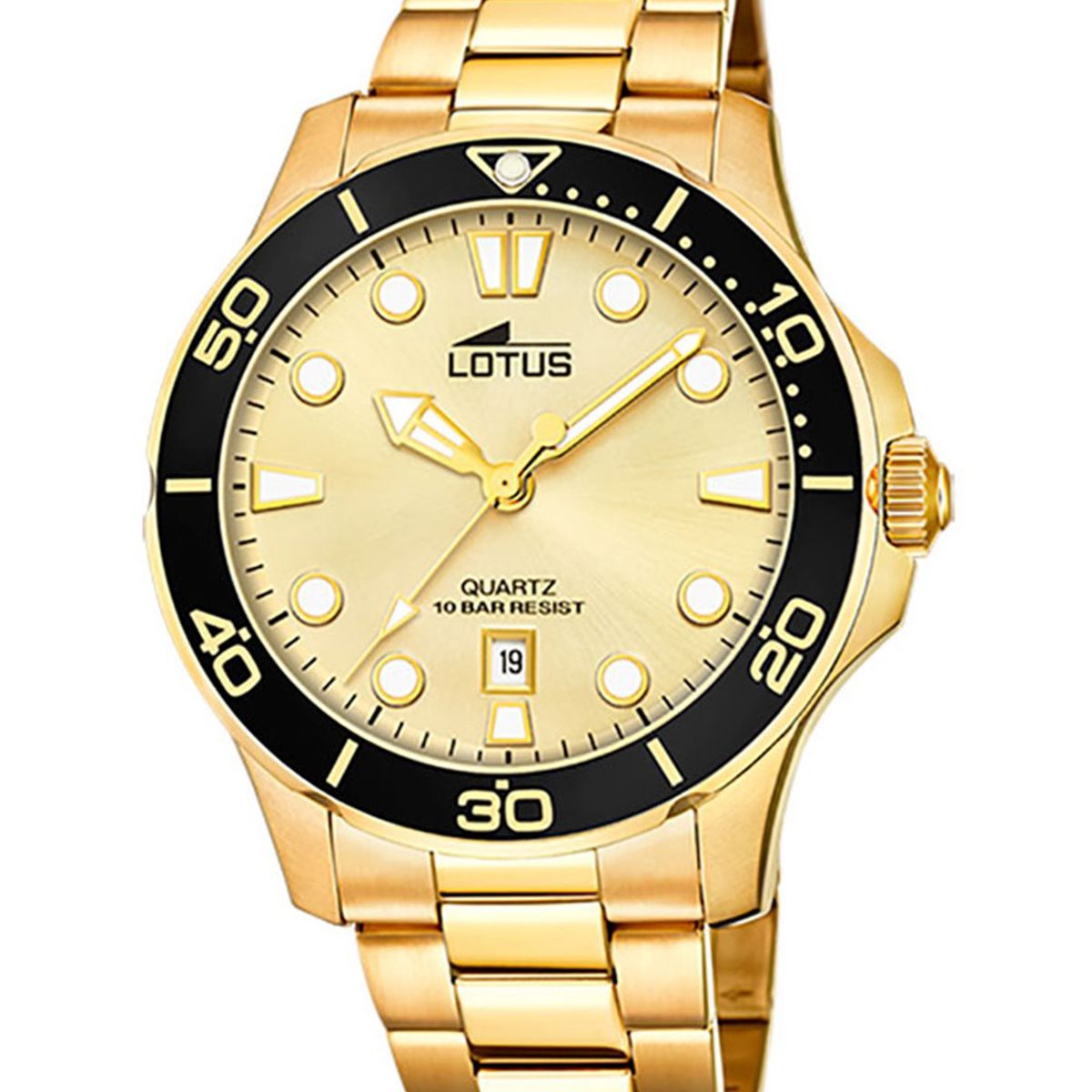 LOTUS - Reloj 18761/2 Lotus Champaña Hombre Crono Deportivo