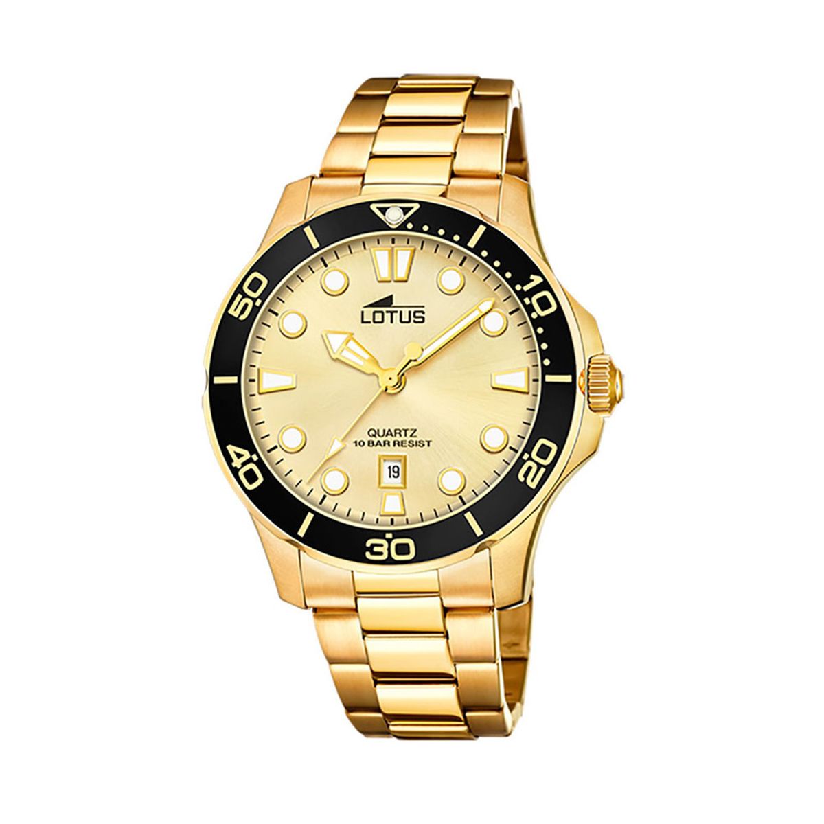 LOTUS - Reloj 18761/2 Lotus Champaña Hombre Crono Deportivo