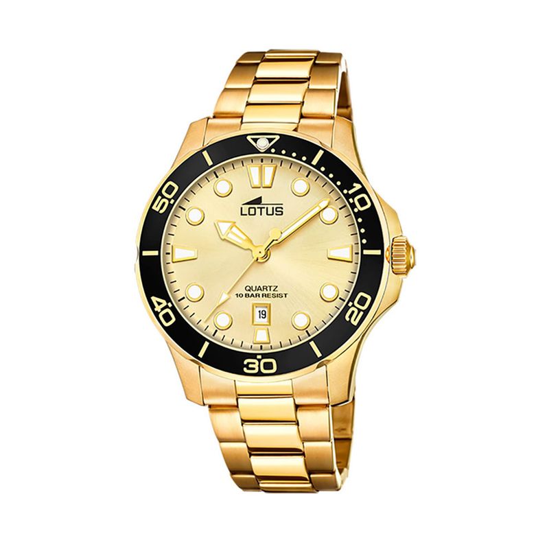 LOTUS - Reloj 18761/2 Lotus Champaña Hombre Crono Deportivo