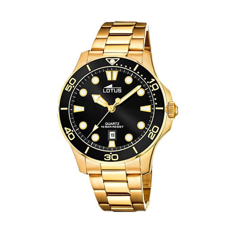 LOTUS - Reloj 18761/3 Lotus Negro Hombre Crono Deportivo